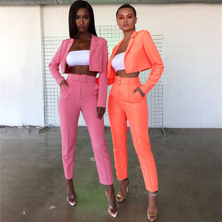 Two-piece suit sexy long sleeve  jumpsuit