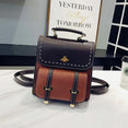 Vintage Pu Leather Women Backpack