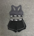 Yoga Set Women Sport Suit Letter Sportswear