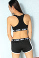 Yoga Set Women Sport Suit Letter Sportswear