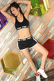 Yoga Set Women Sport Suit Letter Sportswear