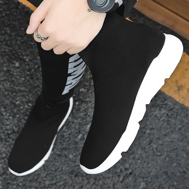 Women Knit Upper Breathable Sport Shoes