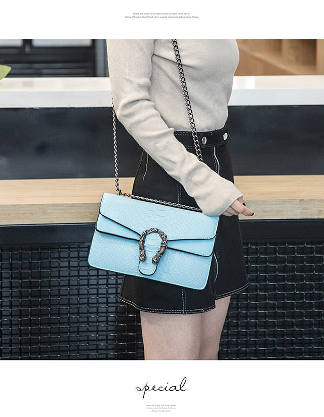 Snake Fashion Women Alligator PU Leather Bag