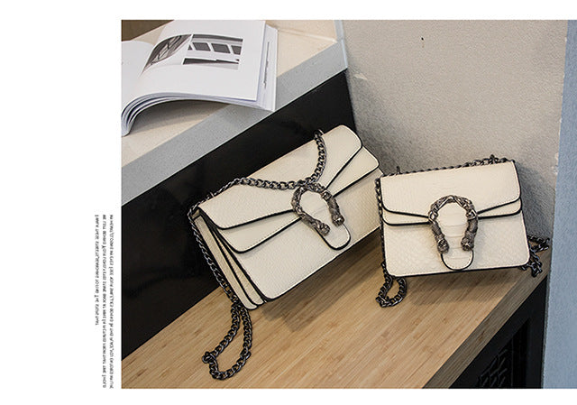 Snake Fashion Women Alligator PU Leather Bag