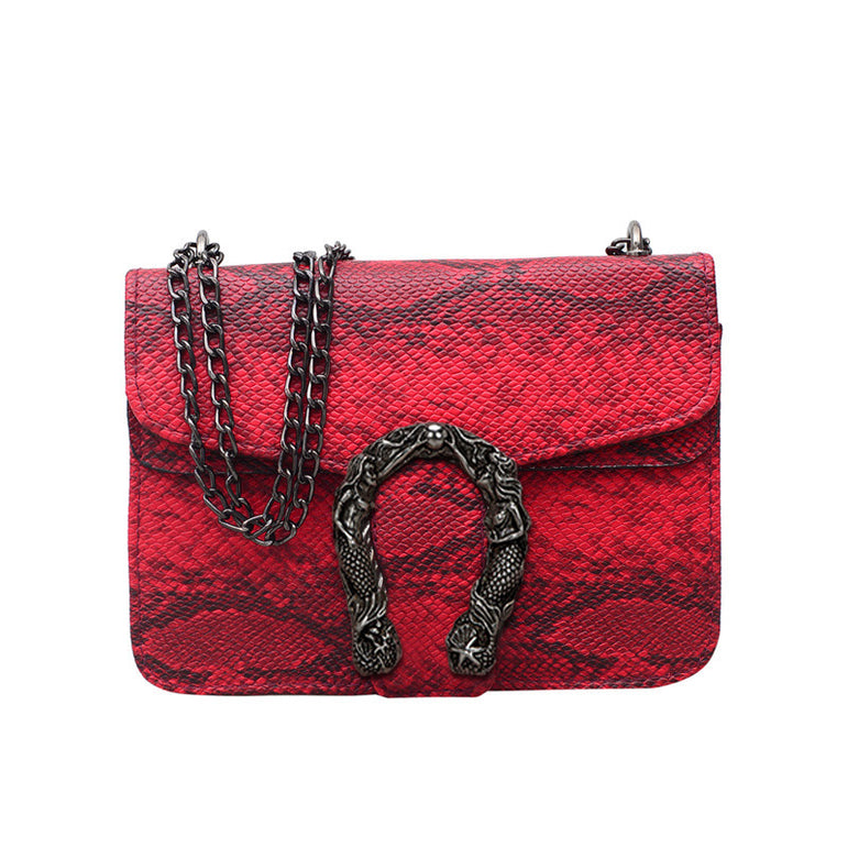 Snake Fashion Women Alligator PU Leather Bag