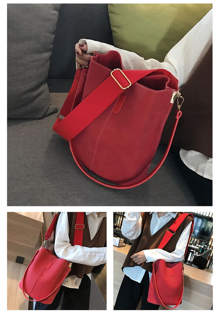 Messenger Bucket Shoulder vintage handbag