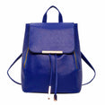 Backpack Women Pu Leather Female