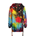 Outerwear Coats Fashion Tie dyeing Print