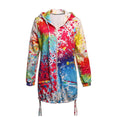 Outerwear Coats Fashion Tie dyeing Print