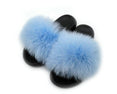 Real Fox Fur Slides Women Non-slip Slippers