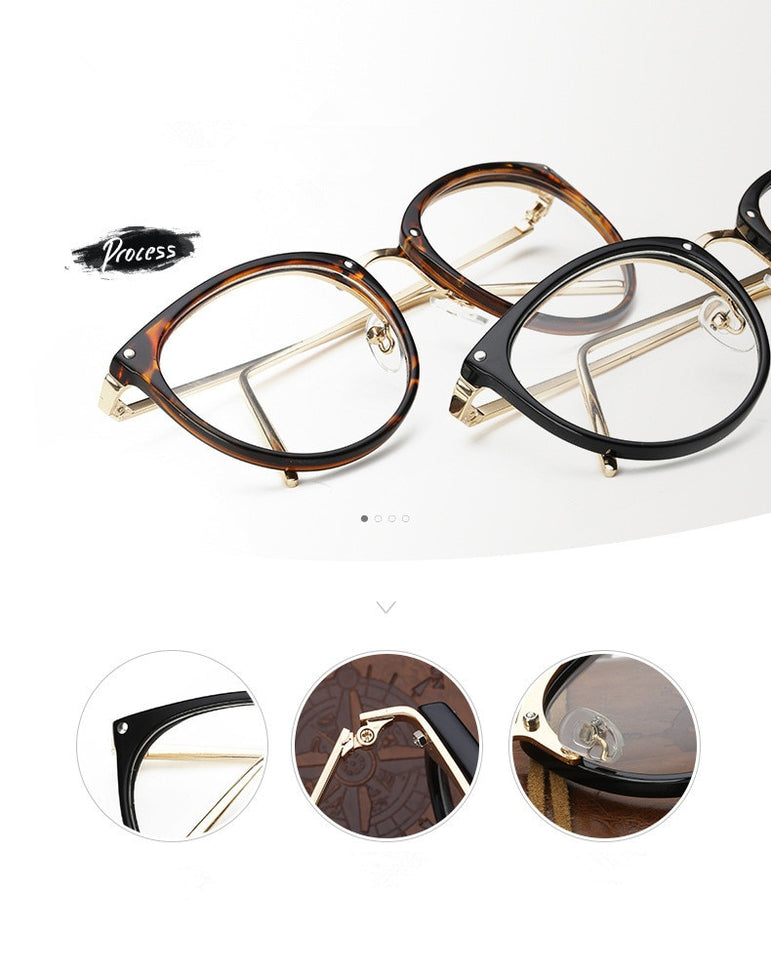 Transparent Women's Frame Glasses