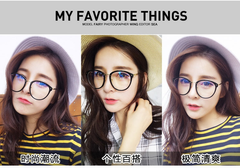 Transparent Women's Frame Glasses