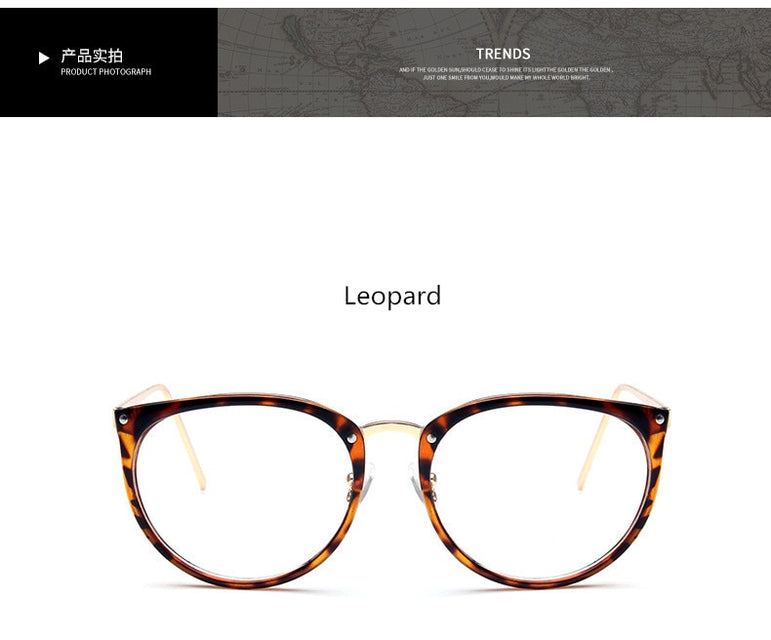 Transparent Women's Frame Glasses