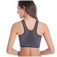 Zipper Push Up Sports Bras