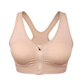 Zipper Push Up Sports Bras