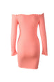 Sexy Slim Dress Women Solid Color