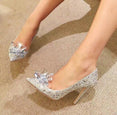 European Wedding Rhinestone Crystal Shoes