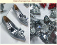 European Wedding Rhinestone Crystal Shoes