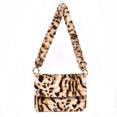 Faux Fur Shoulder Leopard Handbag