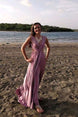 Elegant Gradient Casual Women Maxi Dress