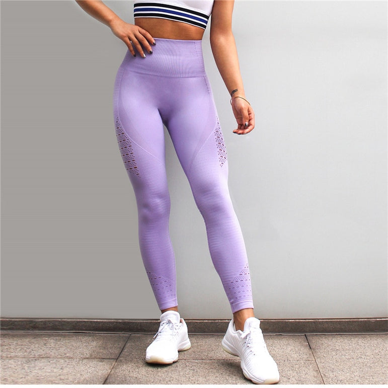 Fitness High Waist Yoga Pants Elastic