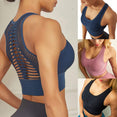 Bra Sexy Mesh Sports Top Push Up