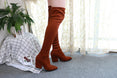 Over Knee High Elastic Fabric Women Boots