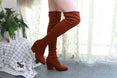 Over Knee High Elastic Fabric Women Boots