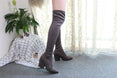 Over Knee High Elastic Fabric Women Boots