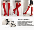 Over Knee High Elastic Fabric Women Boots