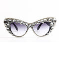 Flower Oversize Cat Eye Sunglasses