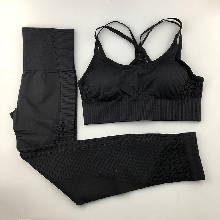 Sports Suits Seamless Yoga Set Women Fitness