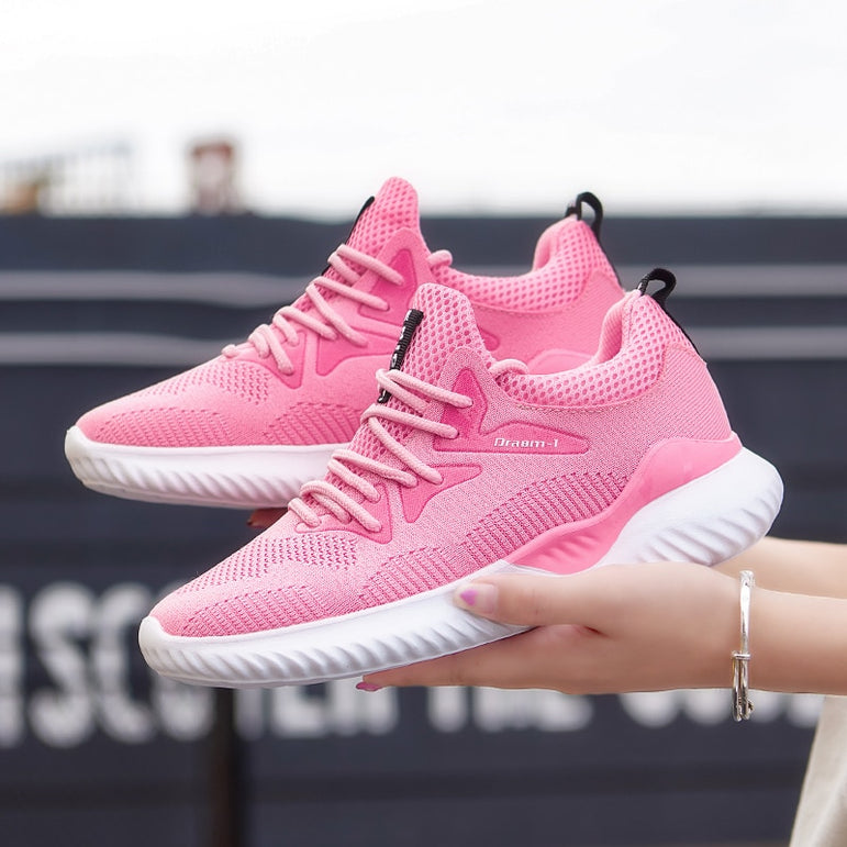 Outdoor Athletic Breathable mesh women sneaker