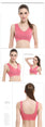 Fitness Yoga Sports Bra Padded Push Up