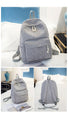 Backpack Corduroy Design School Backpacks