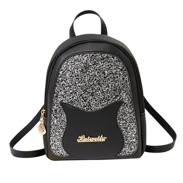 Shining Girl's Small Backpack Teenage