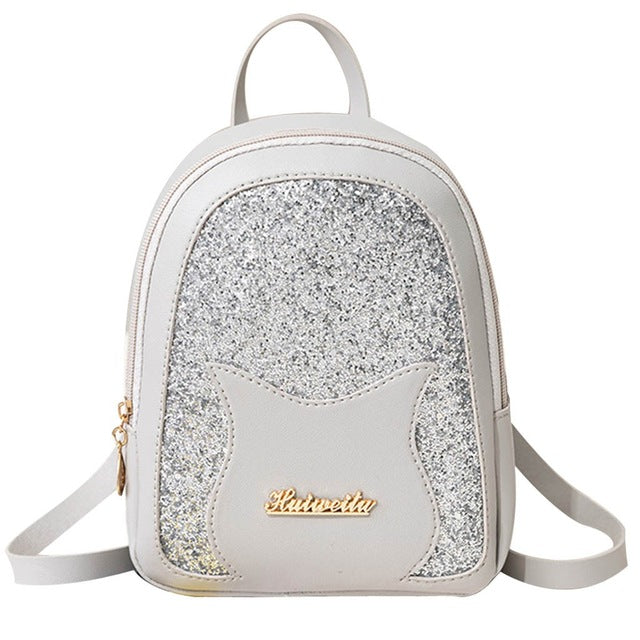 Shining Girl's Small Backpack Teenage