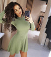 Women Long Sleeve Sweater Dress