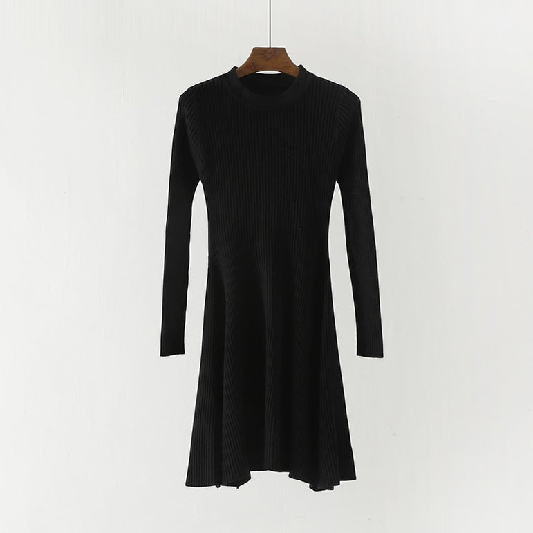 Women Long Sleeve Sweater Dress