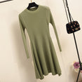 Women Long Sleeve Sweater Dress