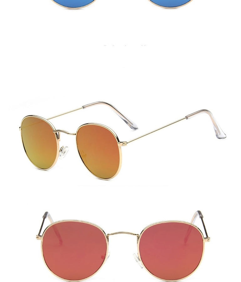 Oval Classic Mirror Sunglasses