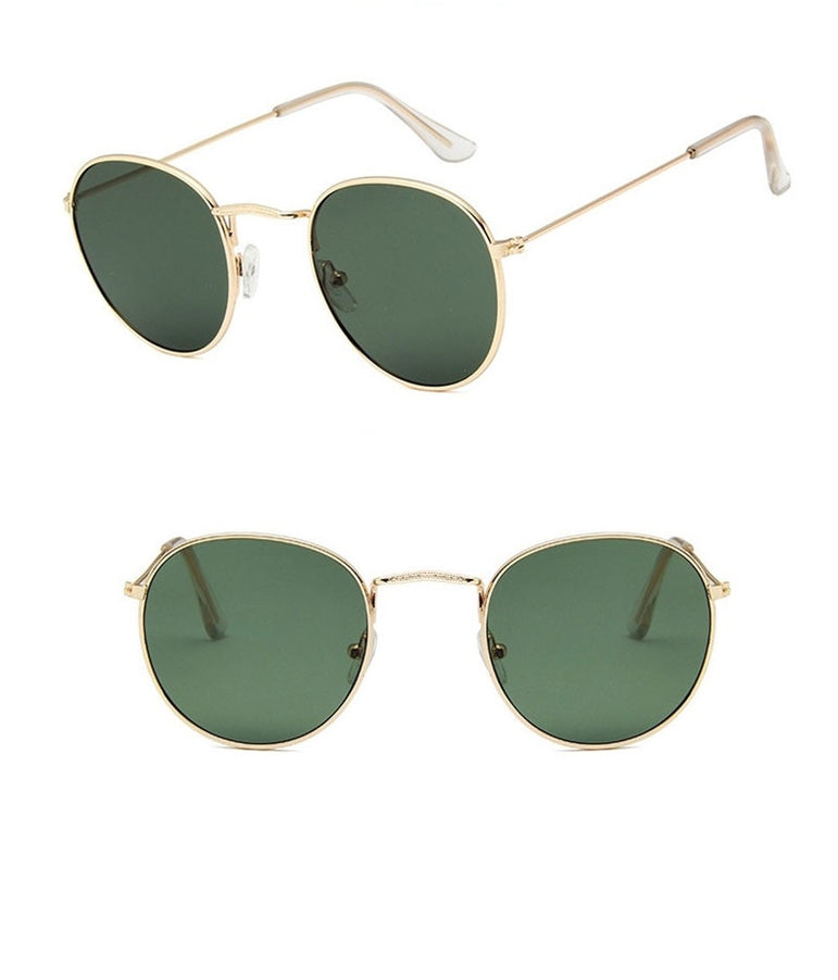 Oval Classic Mirror Sunglasses