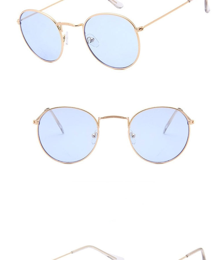 Oval Classic Mirror Sunglasses