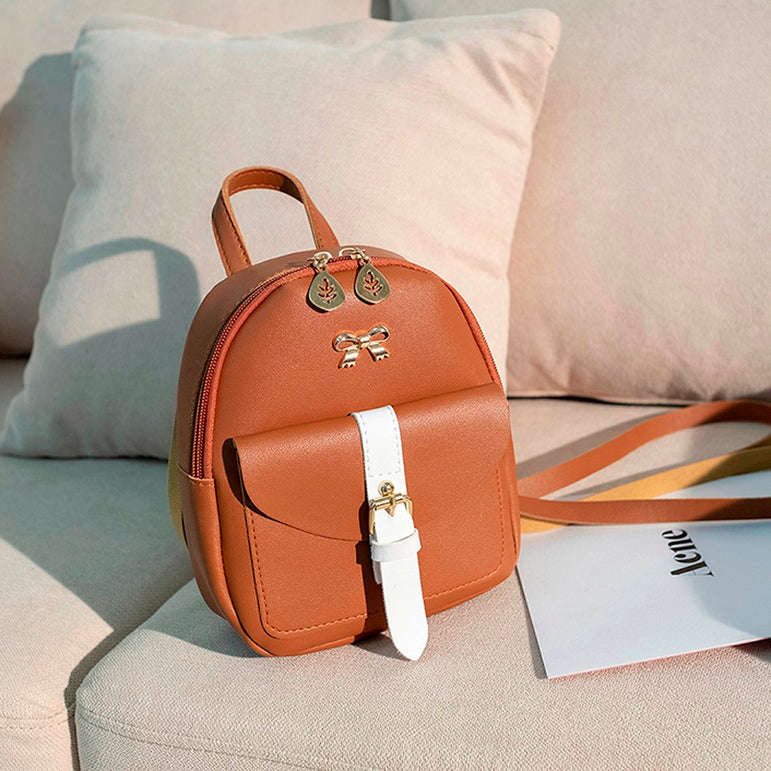 Luxury PU Leather Backpack Cute