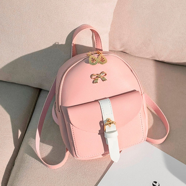 Luxury PU Leather Backpack Cute