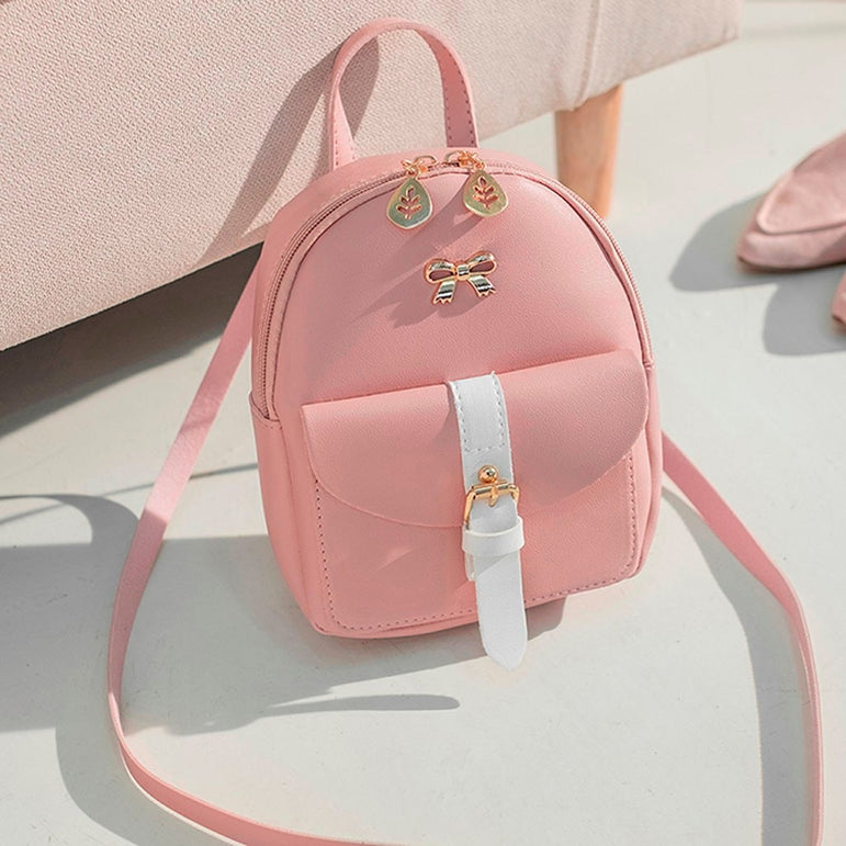 Luxury PU Leather Backpack Cute