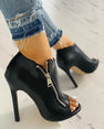 Ladies Stiletto Super Peep Toe shoes