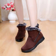 Short Fur Plush Winter Ankle Boot