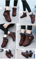 Short Fur Plush Winter Ankle Boot