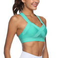 Bra Sexy Mesh Sports Top Push Up